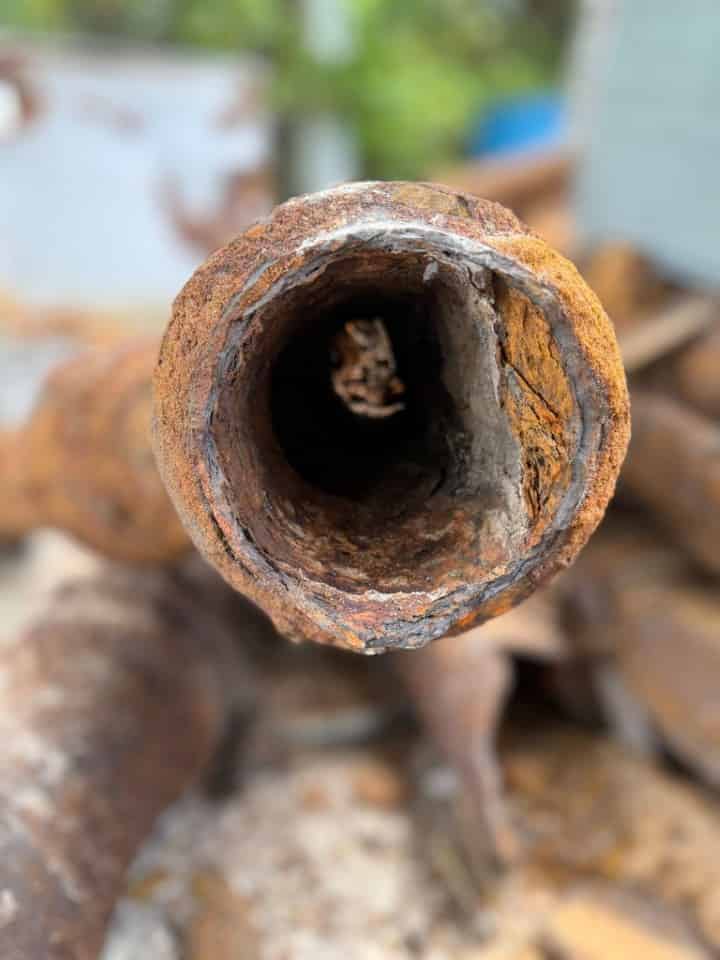 Full sewer line replacement after sewer camera inspection.